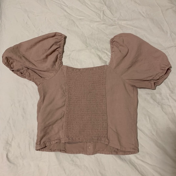 Abercrombie & Fitch Puff Sleeve Blouse - Picture 8 of 8